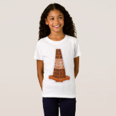 Road Cone Oranje Taraffic kegel T-shirt (Voorkant volledig)
