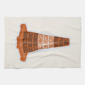 Road Cone Oranje Taraffic kegel Theedoek (Horizontaal)