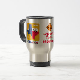 Road Construction, FM 1385, Celina, TX, Travel Mug Reisbeker