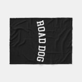 Road Dog  Fleece Deken (Voorkant (Horizontaal))