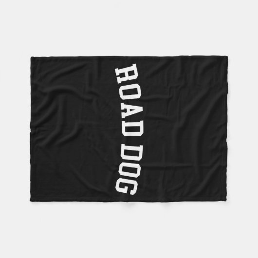Road Dog  Fleece Deken (Voorkant (Horizontaal))