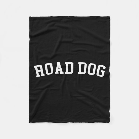 Road Dog  Fleece Deken (Voorkant)