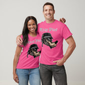 Road Dog Motorfiets Wolf Comic Biker Helm C T-shirt (Unisex)