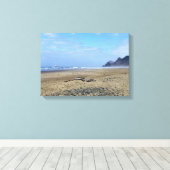 Road End, Lincoln City, Oregon Canvas Afdruk (Insitu (Houten vloer))