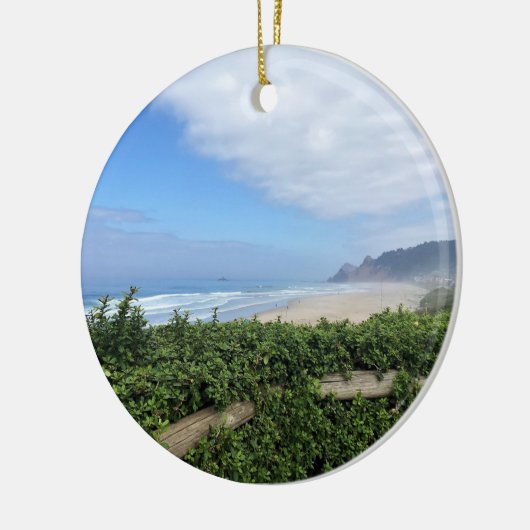 Road End, Lincoln City, Oregon Keramisch Ornament (Links)