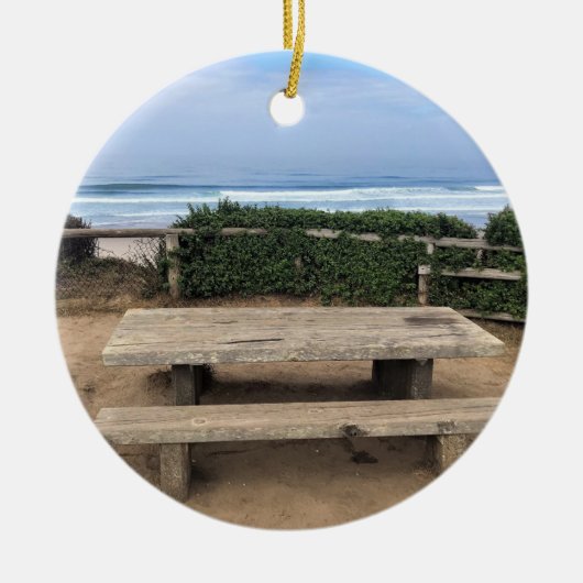 Road End, Lincoln City, Oregon Keramisch Ornament (Voorkant)