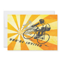 Road Fietsers met Retro Sunburst Fietsen Verjaarda