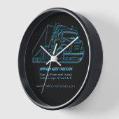 Road Haulage Semi-Truck Blue logo (Hoek)