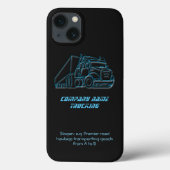 Road Haulage Semi-Truck Blue logo Case-Mate iPhone Case (Achterkant)