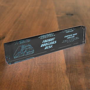 Road Haulage Semi-Truck Blue logo Naambordje