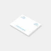 Road Haulage Semi-Truck Blue logo Post-it® Notes (Schuin)