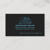 Road Haulage Semi-Truck Blue logo Visitekaartje (Voorkant)