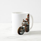 Road Hog Biker Mug | Rebel Motorcycle Hog Design Koffiemok (Voorkant rechts)