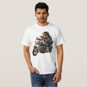 Road Hog Biker T-Shirt | Rebel Motorcycle Hog Desi (Voorkant volledig)