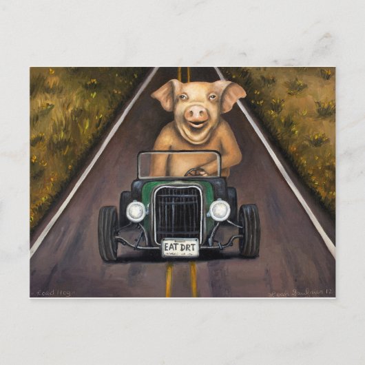 Road Hog Briefkaart (Voorkant)