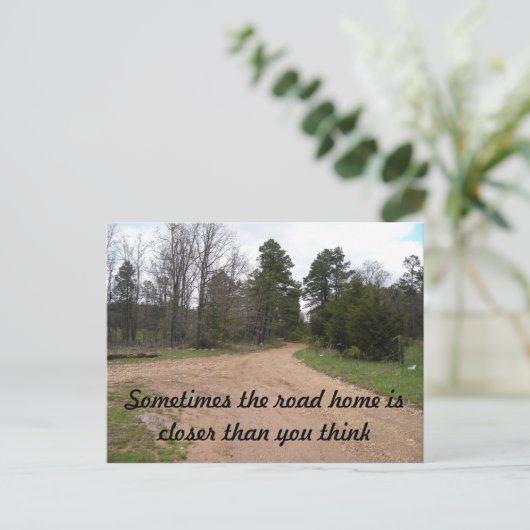 Road Home Briefkaart (Staand voorkant)