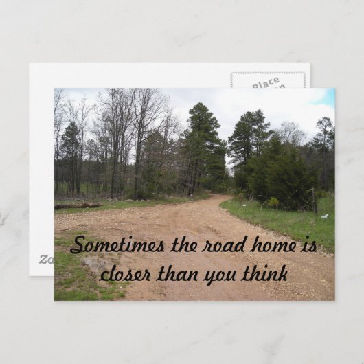 Road Home Briefkaart (Voorkant / Achterkant)