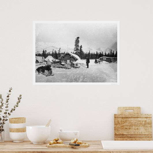 Road House Valdez Trail 1916 Poster (Keuken)