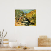Road in Saint-Remy Vrouw Figuur, Vincent van Gogh Poster (Keuken)