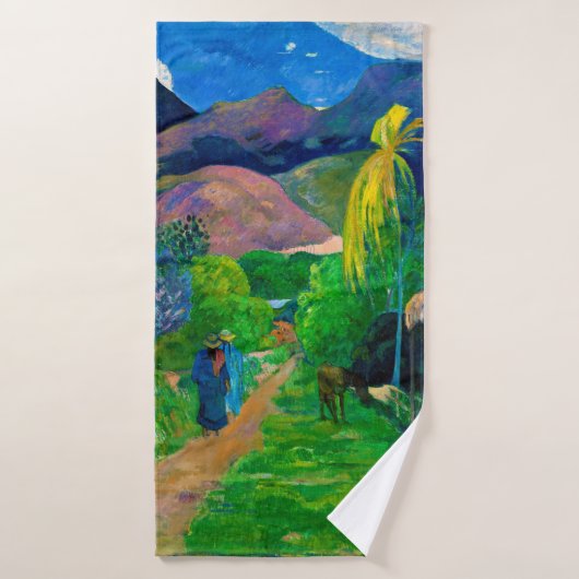 Road in Tahiti, Gauguin Badhanddoek (Badhanddoek)
