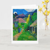 Road in Tahiti, Gauguin Kaart (Gele Bloem)
