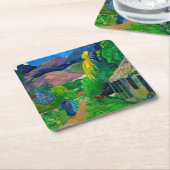 Road in Tahiti, Gauguin Kartonnen Onderzetters (Schuin)