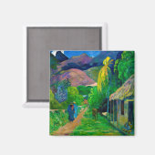 Road in Tahiti, Gauguin Magneet (Voorkant / Achterkant)