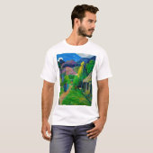 Road in Tahiti, Gauguin T-shirt (Voorkant volledig)