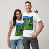 Road in Tahiti, Gauguin T-shirt (Unisex)