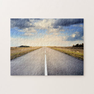 Road Jigzaag Puzzle-verwachting Legpuzzel