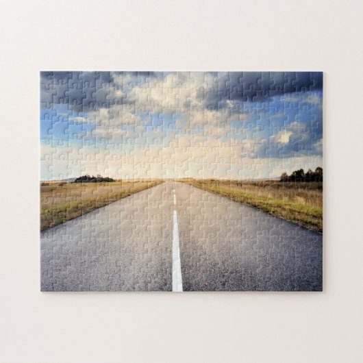 Road Jigzaag Puzzle-verwachting Legpuzzel (Horizontaal)