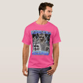 Road Kill Records Raccoon Funny 90S Bootleg Rap T-shirt (Voorkant volledig)