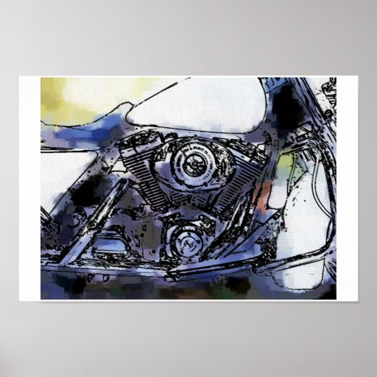 Road King Custom Poster (Voorkant)