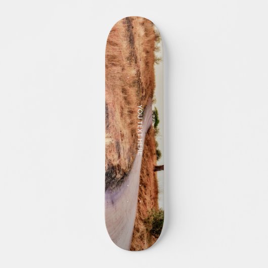 Road Landscape Insane Recreational Custom Text Persoonlijk Skateboard (Voorkant)