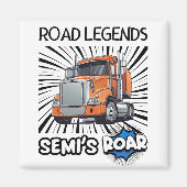 Road Legends: Semi's Roar! Magneet (Voorkant)