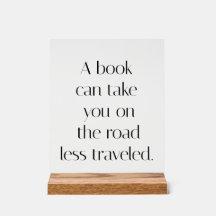 Road Less Gereisd Acryl Teken