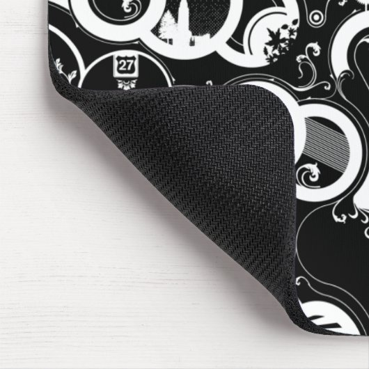 Road Map Mousepad Muismat (Hoek)