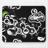 Road Map Mousepad Muismat (Voorkant)