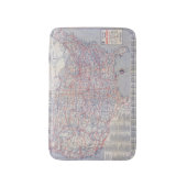 Road map United States Badmat (Voorkant Verticaal)