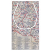 Road map United States Klein Cadeauzakje (Achterkant)