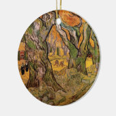 Road Menders by Vincent van Gogh Keramisch Ornament (Links)
