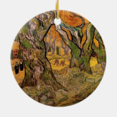 Road Menders by Vincent van Gogh Keramisch Ornament (Achterkant)