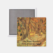 Road Menders by Vincent van Gogh Magneet (Voorkant / Achterkant)
