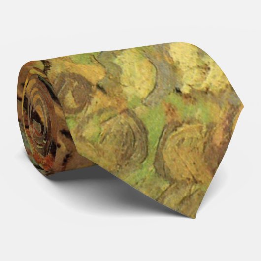 Road Menders by Vincent van Gogh Stropdas (Opgerold)