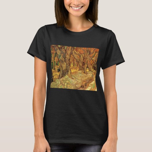 Road Menders by Vincent van Gogh T-shirt (Voorkant)