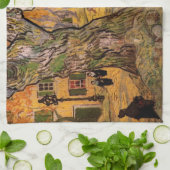 Road Menders by Vincent van Gogh Theedoek (Gevouwen)