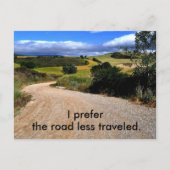 Road Miness Traveling Briefkaart (Voorkant)