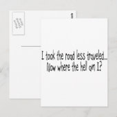 Road Miness Traveling Briefkaart (Voorkant / Achterkant)