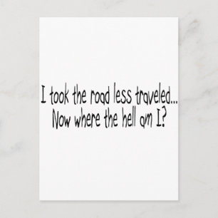 Road Miness Traveling Briefkaart