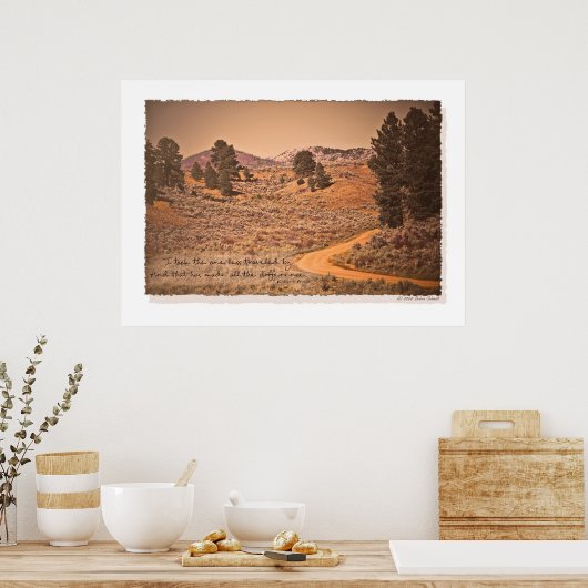 Road Miness Traveling Poster (Keuken)